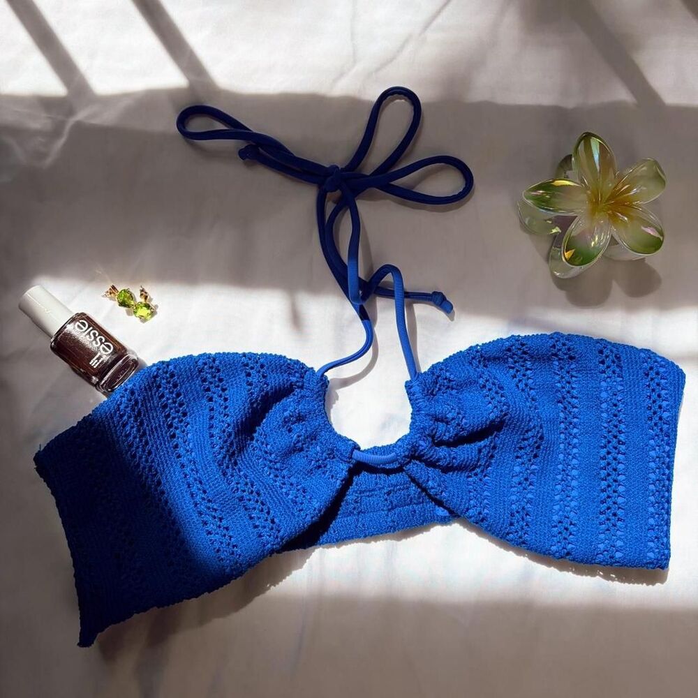 White-fox-boutique Women's Blue Bikini-and-tankini-tops